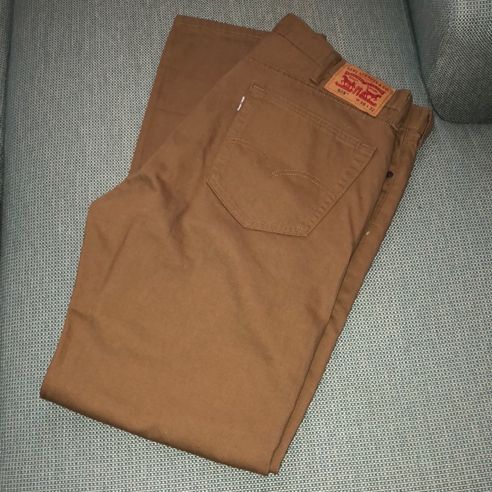 Levi’s 505 men’s jeans / khaki colored